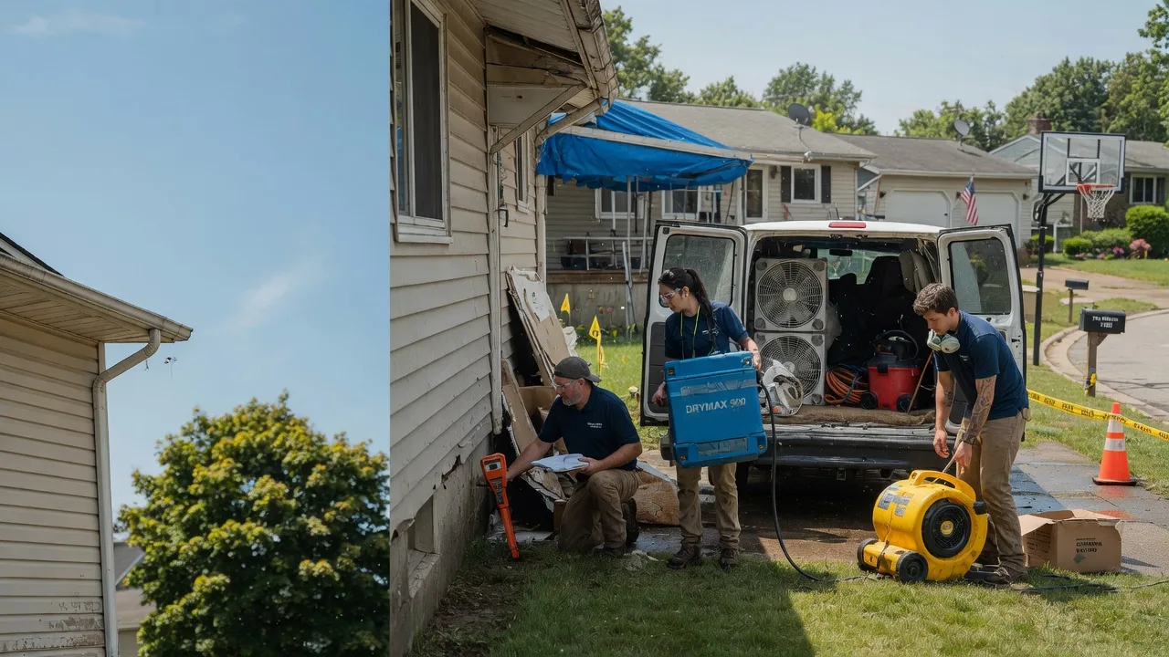 Ceiling Leak Cleanup in Van, WV near me