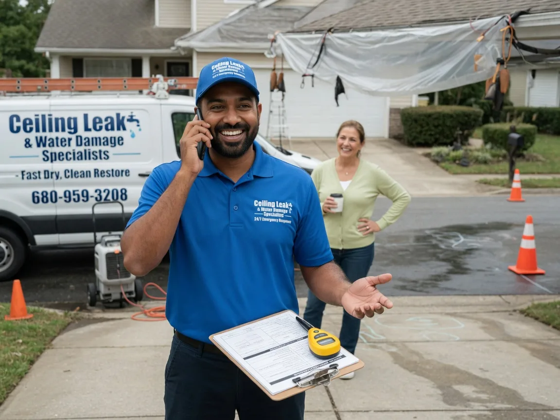 Ceiling Leak Cleanup Van, WV FAQs